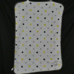 GEORGE polka dot baby Lamb Blanket with Applique